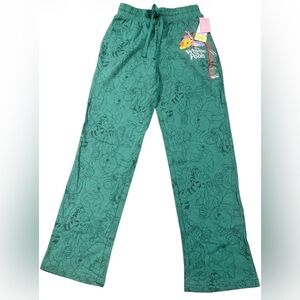 Disney Green Winnie the Pooh Kids Pajama Bottoms